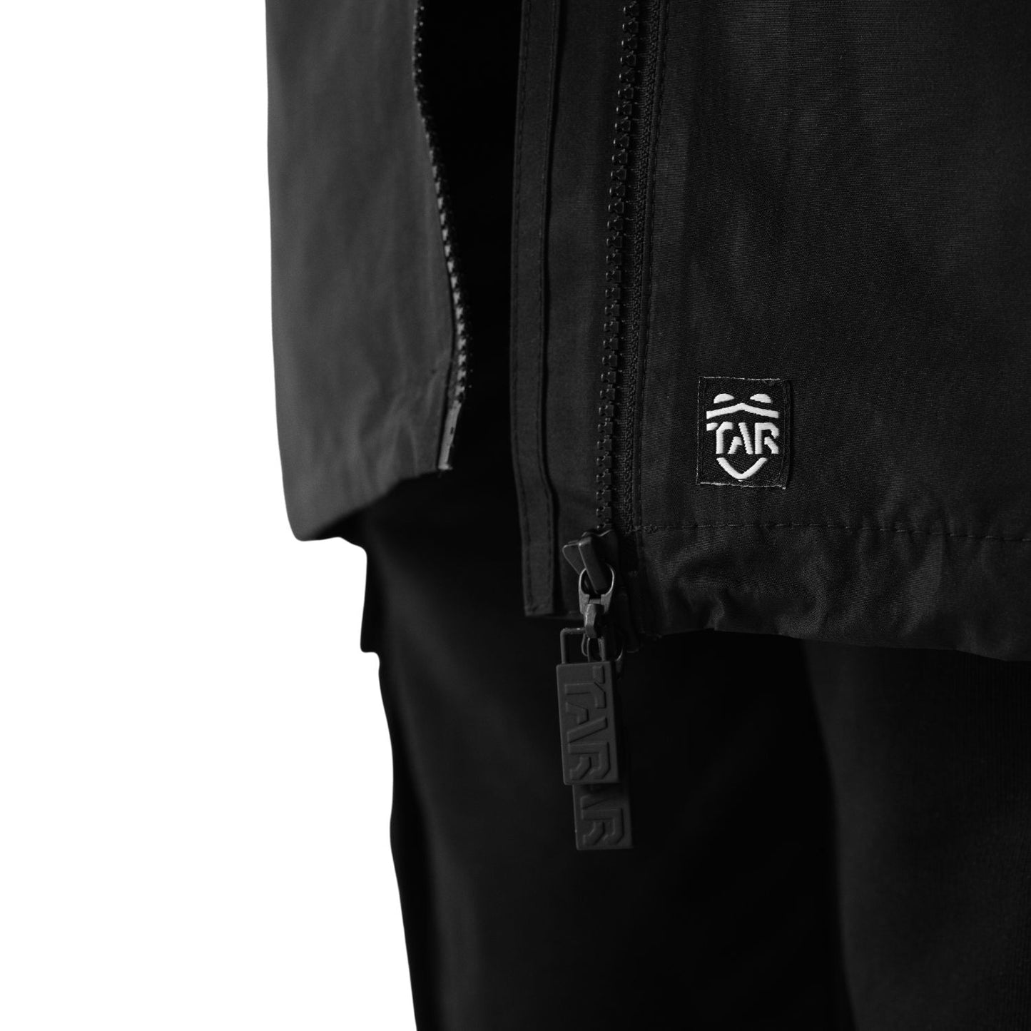 Women's Black TAR Logo Waterproof Shell Jacket