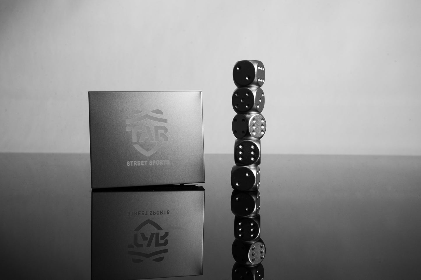 TAR Dice set with laser logo with rules included
