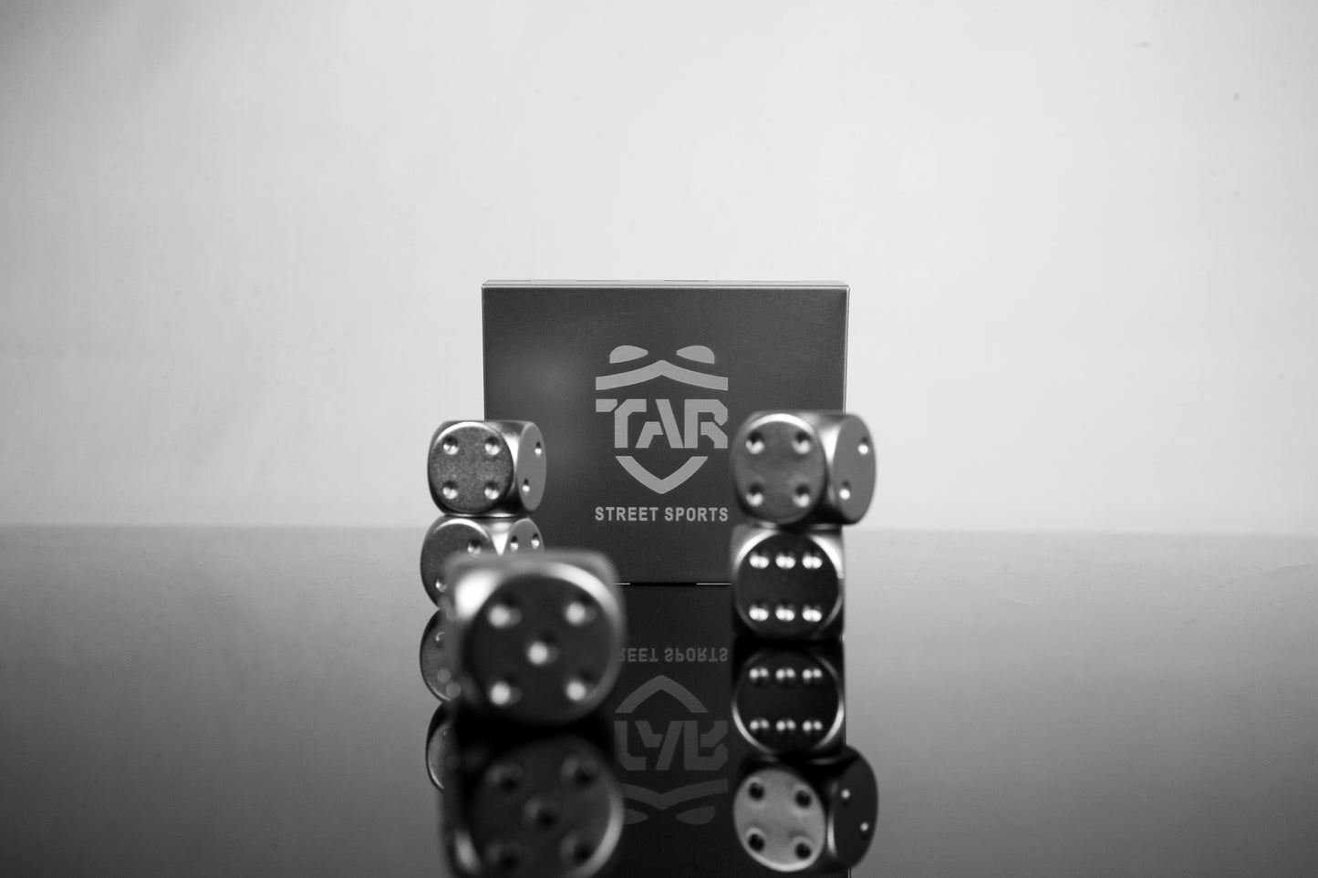 TAR Dice set with laser logo with rules included