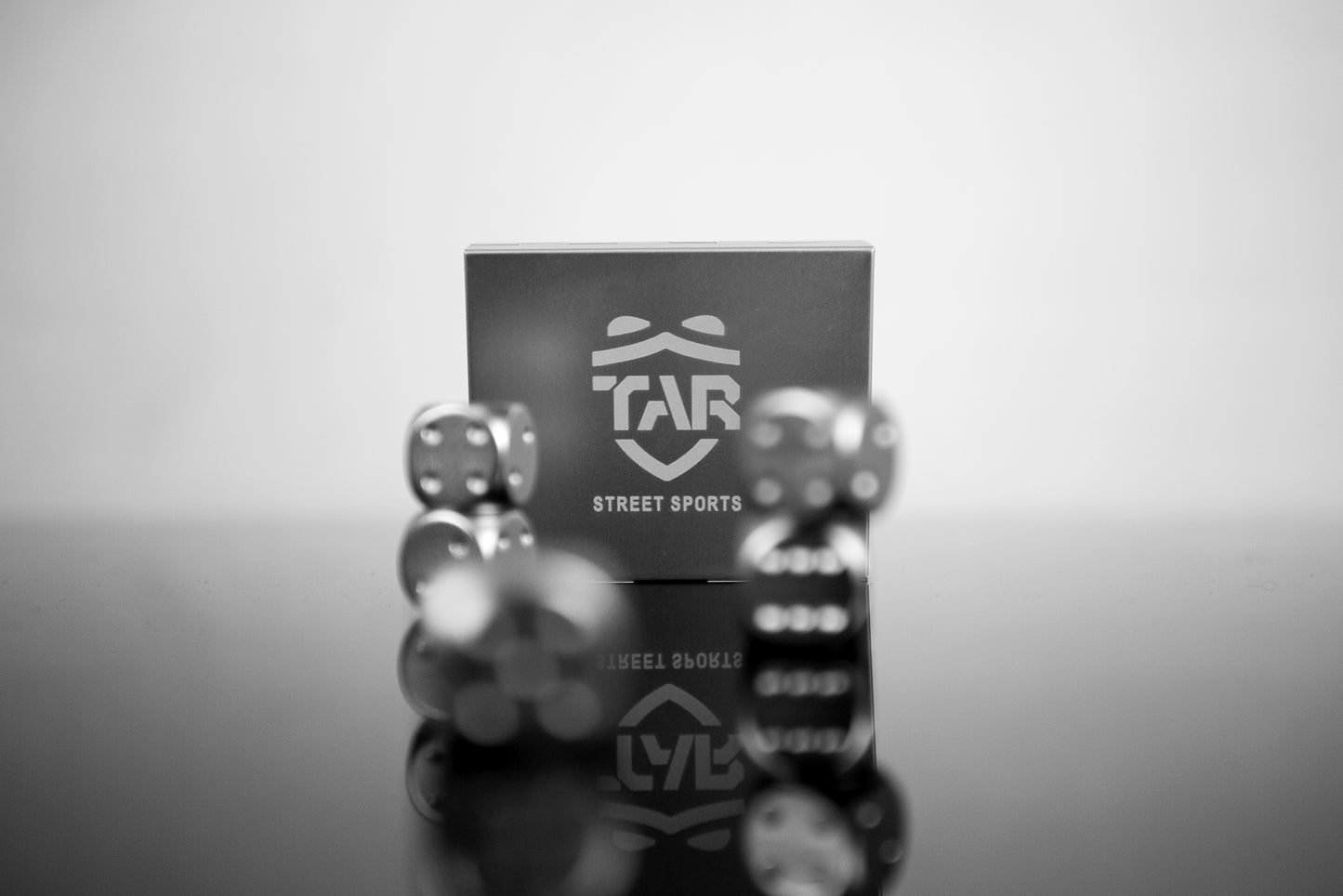 TAR Dice set with laser logo with rules included