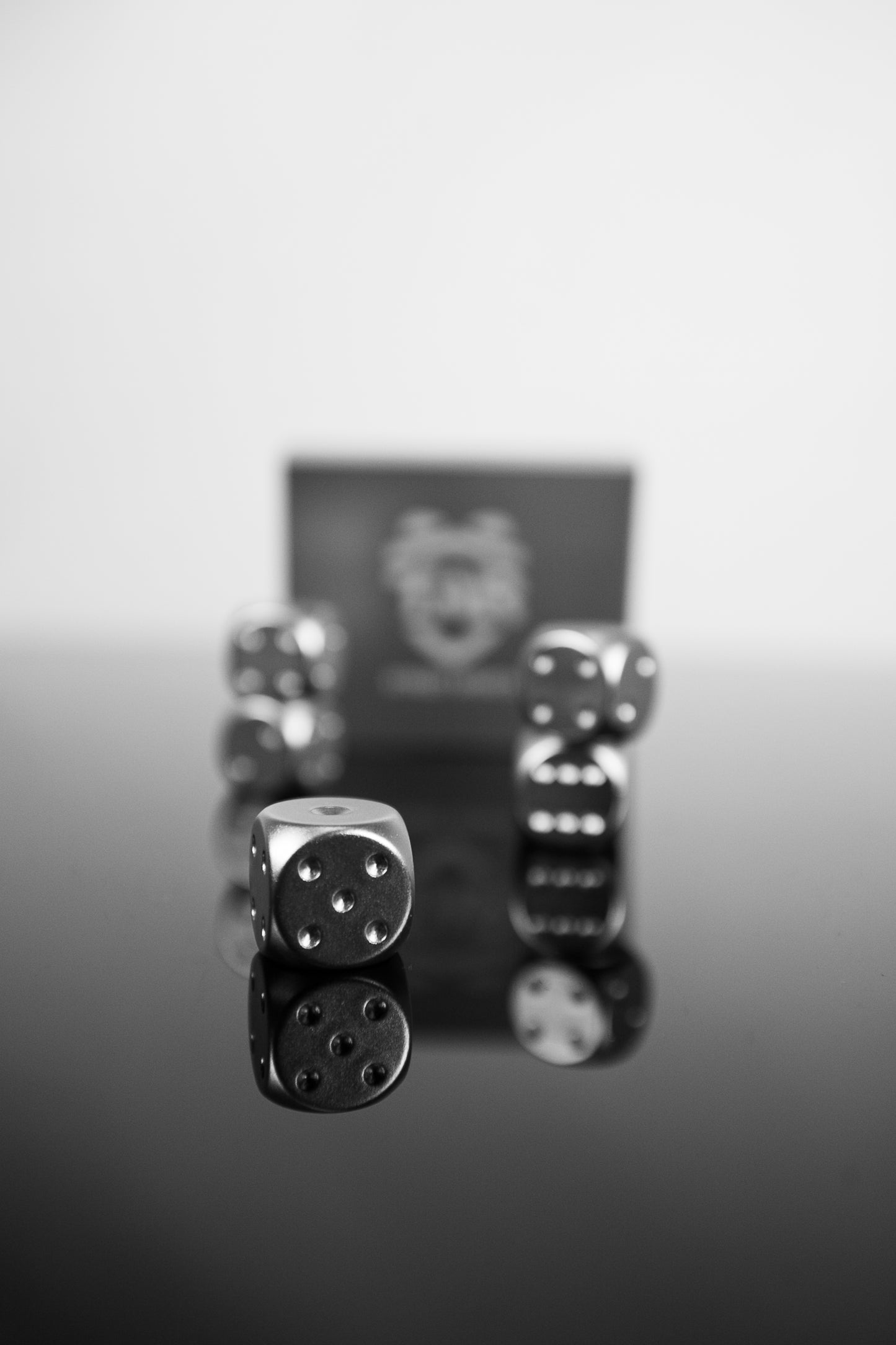 TAR Dice set with laser logo with rules included