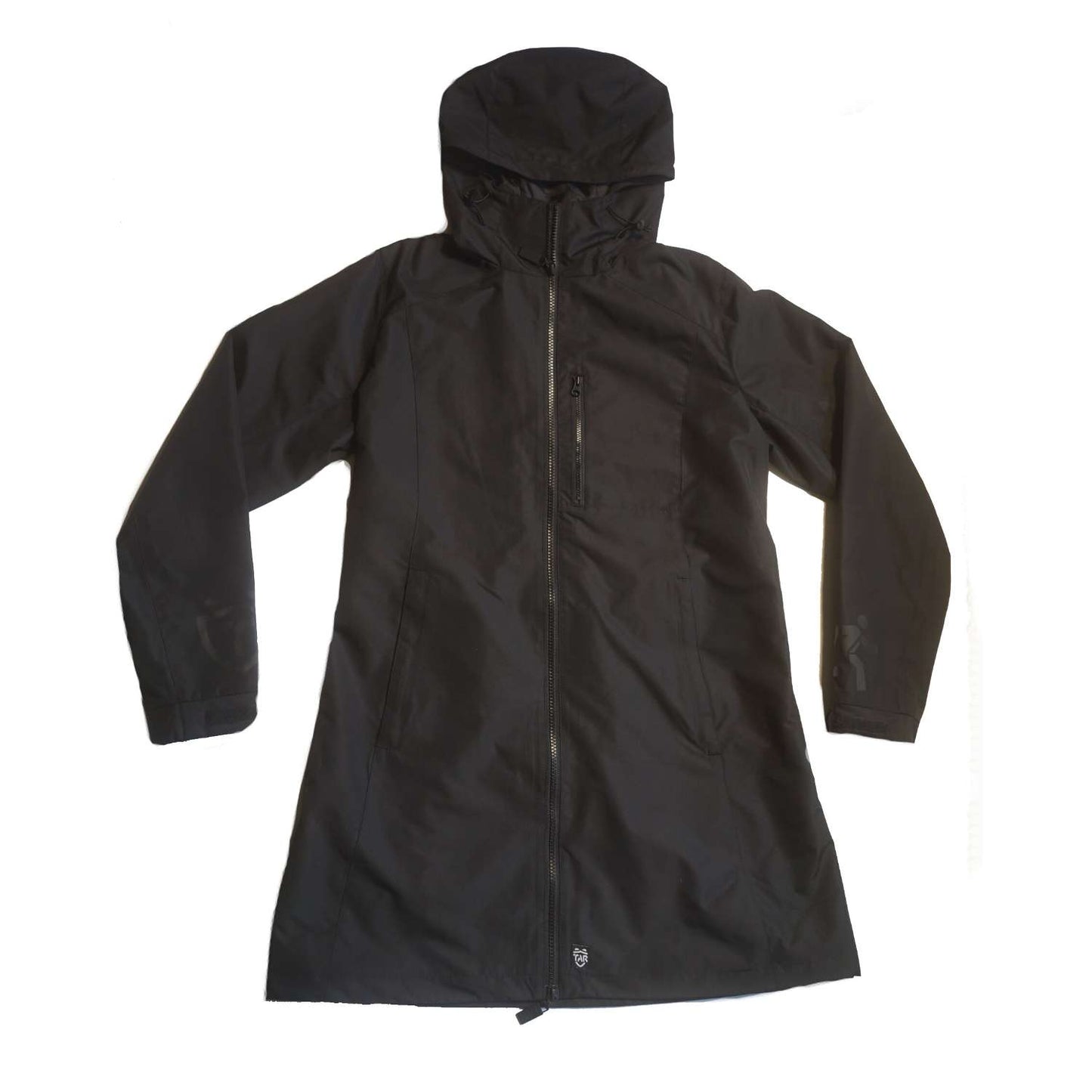 Women's Black TAR Logo Waterproof Shell Jacket