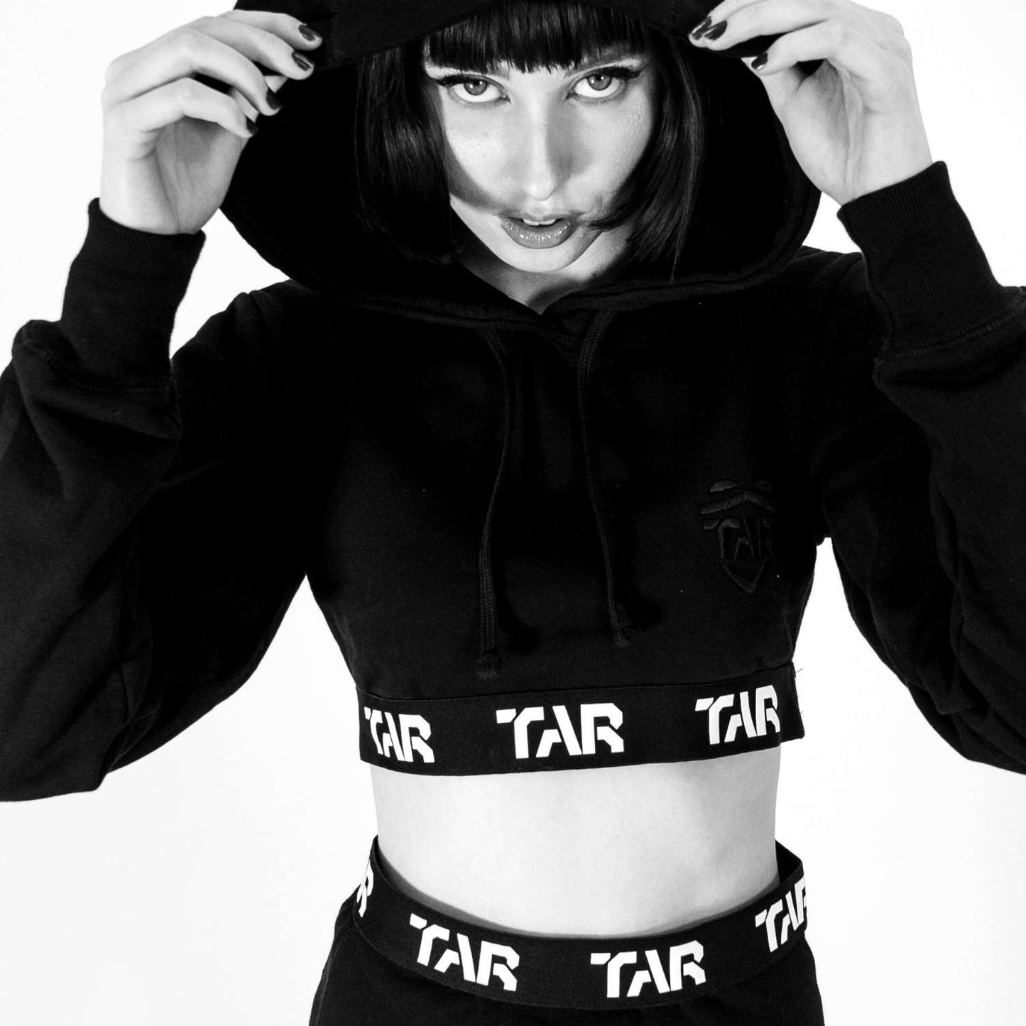 TAR Women's Cropped Hooded Sweat