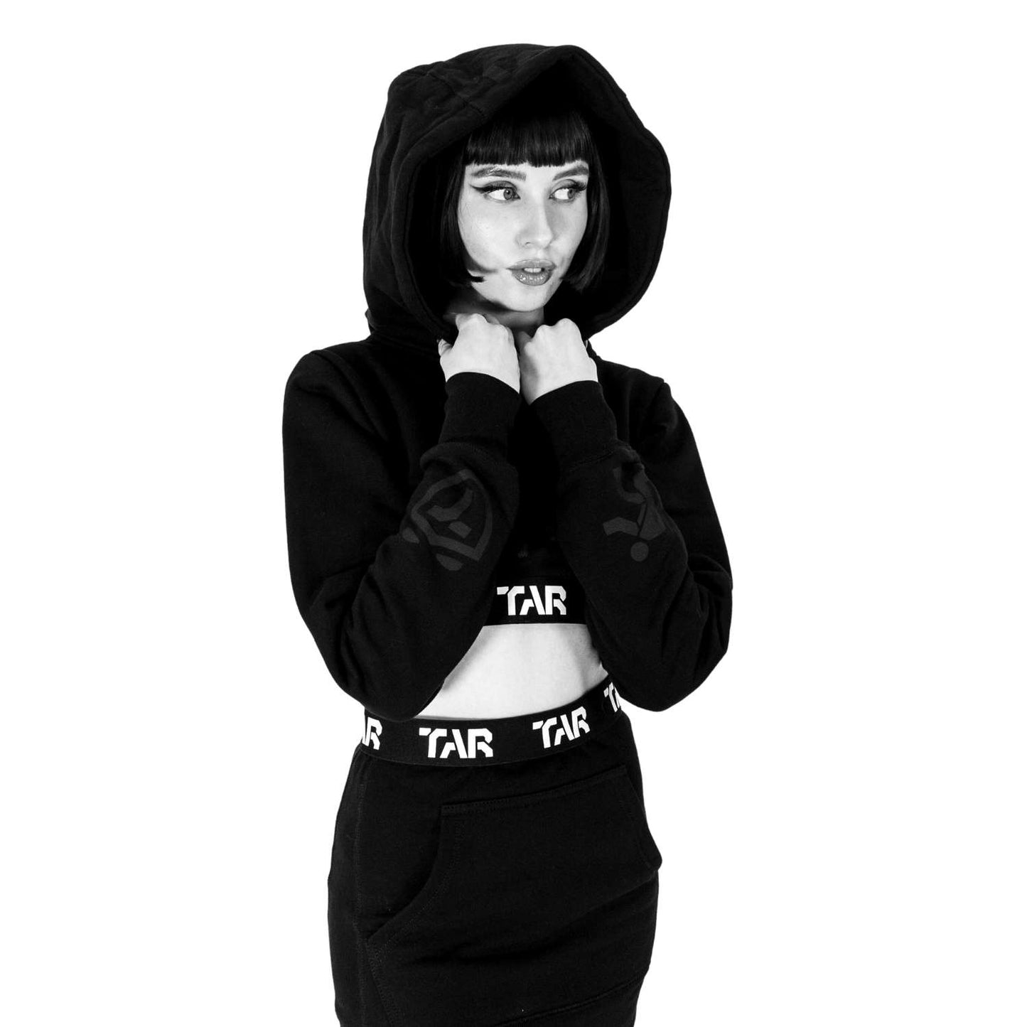TAR Women's Cropped Hooded Sweat