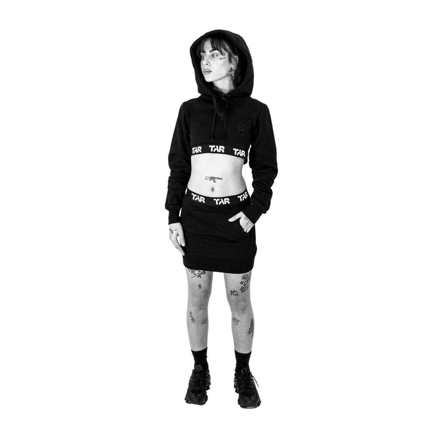 TAR Women's Cropped Hooded Sweat