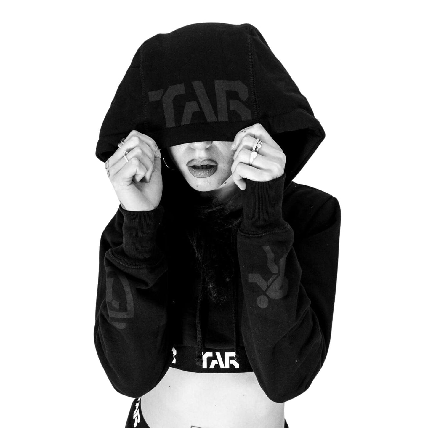 TAR Women's Cropped Hooded Sweat