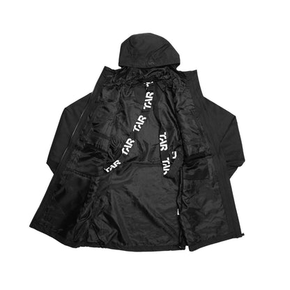 Women's Black TAR Logo Waterproof Shell Jacket