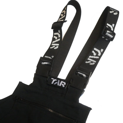 TAR Black Heavy Duty Unisex Cotton Dungarees
